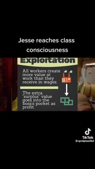 When TV show writers intentionally/unintentionally slip in a class consciousness moment ( YO!!)