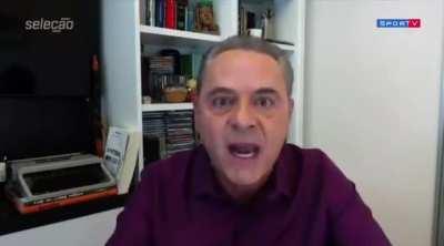 A indignação do Luiz Roberto com a decisão do governo Bolsonaro de sediar a copa América prestes a enfrentarmos a 3ª onda da pandemia