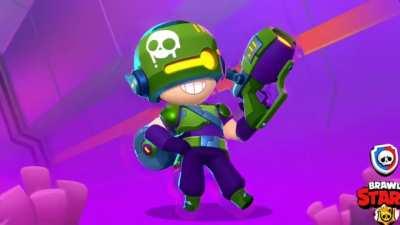 Brawl Stars art animated using the 3D Zoom effect on CapCut