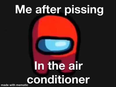 Haha ac smell bad now😆😆