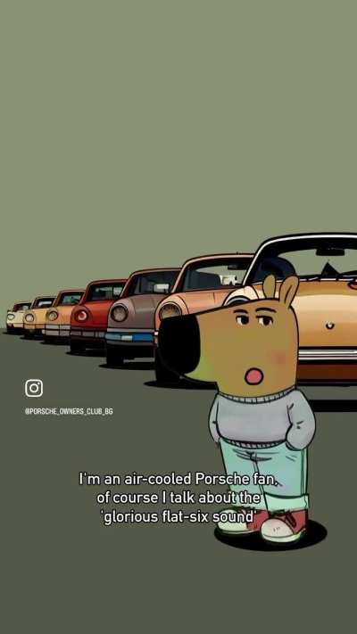 You will find all sorts of people who love Porsches, and they are generally a pretty chill bunch.