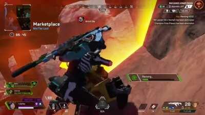 I think I used up a lifetime of luck in one game...