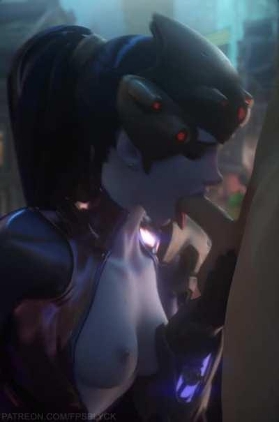Widowmaker is always hungry for cock (fpsblyck/audiodude) [Overwatch]