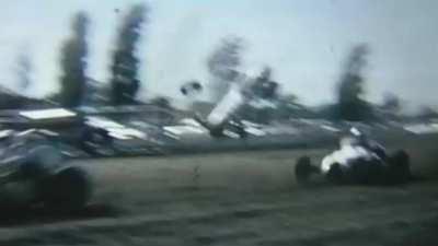 Bill Horstmeyer's Fatal Crash At Illinois State Fairgrounds 1964