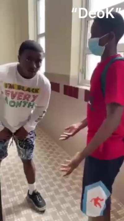 He said DeoK and got his jaw broken