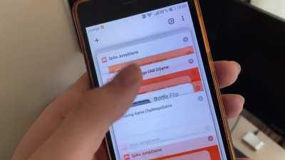 My little brother phone.