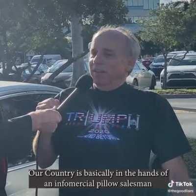 When your only hope is a crackhead pillow salesman