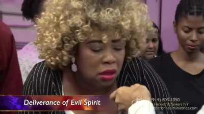 Woman Gives Oral Sex to a “Demon” in Church