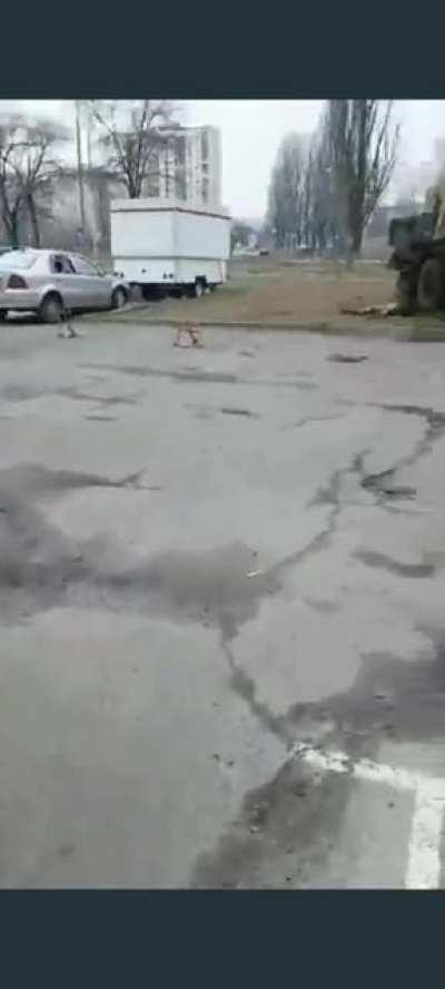 Saboteurs disguised in the uniform of the Armed Forces of Ukraine - destroyed Kyiv, Obolon