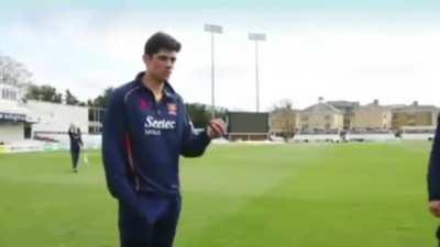 Sir Alastair Cook showing his Cooking sense 🎉