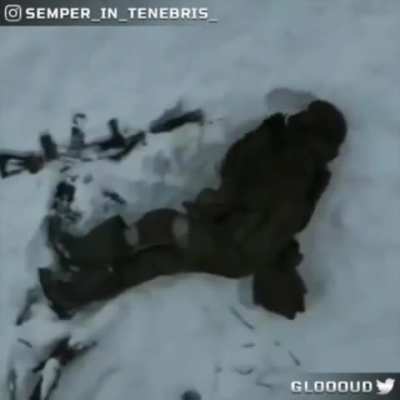 Russian soldier is hit by a drone drop and immediately commits suicide via grenade