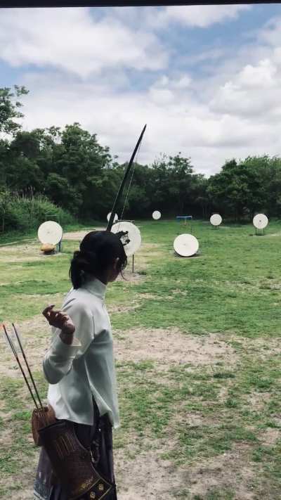 Ming Dynasty Form with Northern Mist American Semi-Longbow