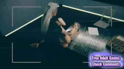 Huge Futa Dick fucks tiny chick