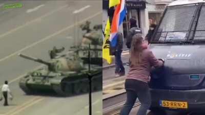 Karen stands up against the Dutch Military Police