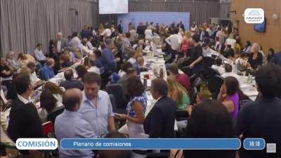 Se puso raro el plenario de comisiones de Diputados 😳