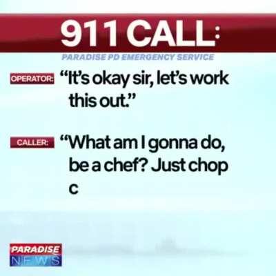 Well, knives for hands is definitely not good.