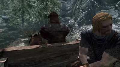 I don't think we're making it to Helgen.....