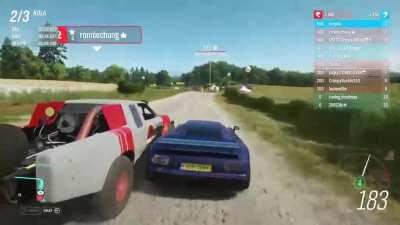 Rammer didn't expect me to tap the brakes.