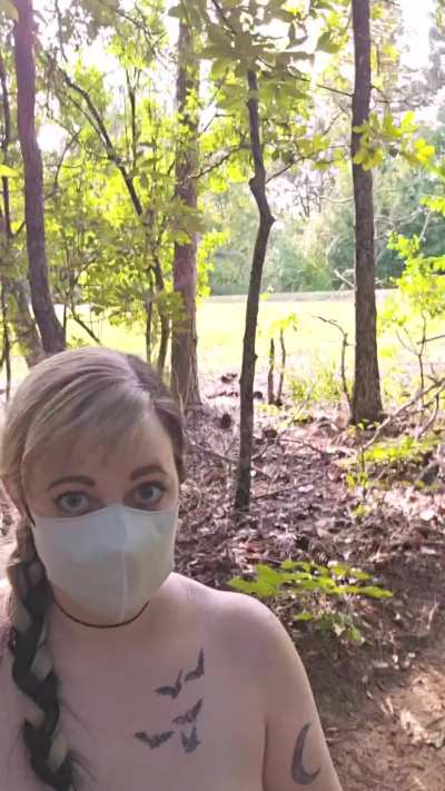 I can't believe I actually abandoned my dress in the woods