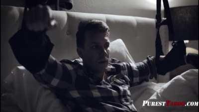 Kind Mom Helps Bedridden Son Get Off