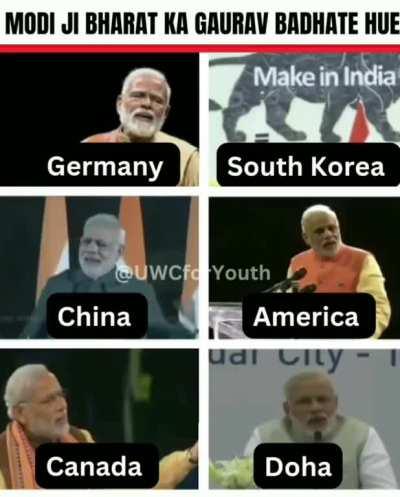 Master in ENTIRE Political Science insulting Indians on world stage