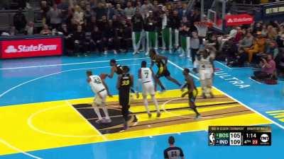 [Highlight] Pacers go on a 9 point run late in the 4th Quarter to sink the Celtics