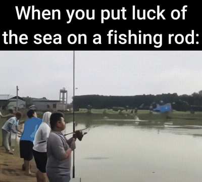 Luck of the sea fishing rod!
