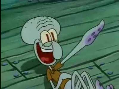 Squidward was so toxic...