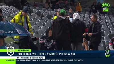 Fans ejected from the game for racist comments
