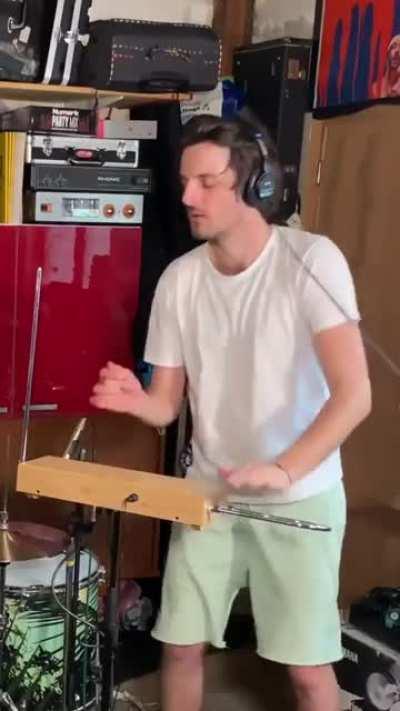 Jamming in the studio