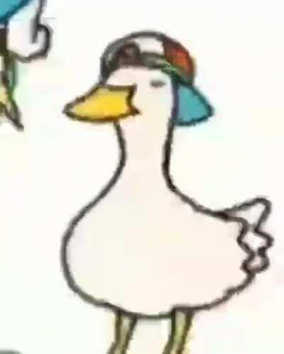 Cutest dancing duck ever