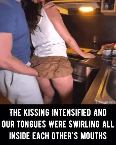 The tension was building all day 🥵