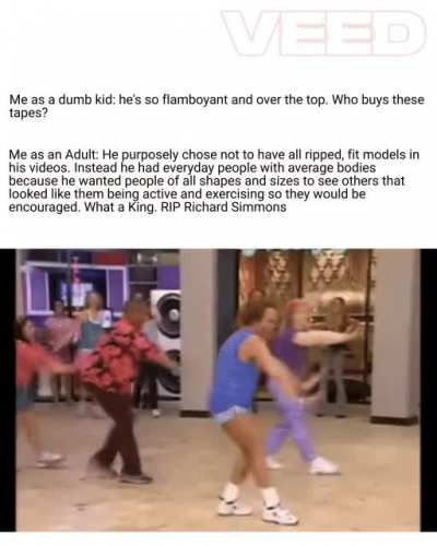 RIP Richard Simmons. A Champion for fitness and inclusiveness