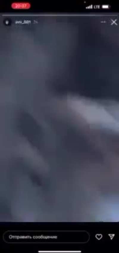 Russian Hit by Artillery During Livestream