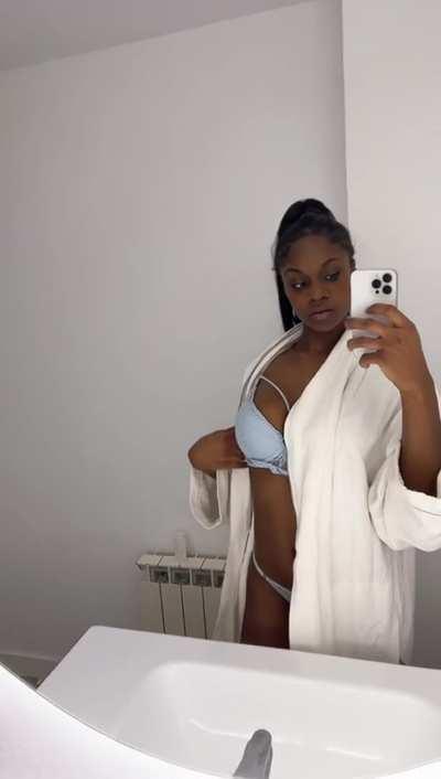 Just the right height to throw it back