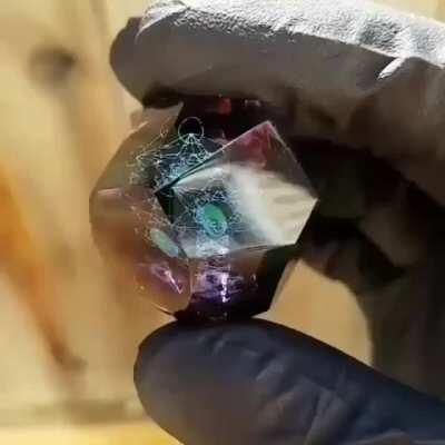 Cosmos crystal +100 alchemy +100 sorcery, causes occasional hallucinations