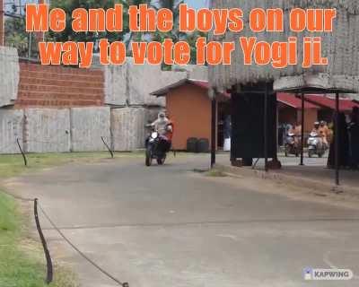 Ayenge tho Yogi ji hi.