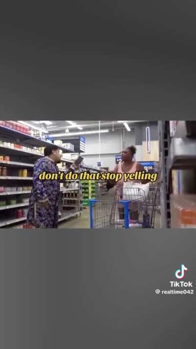 Indian man pranks woman in grocery store 😂😂