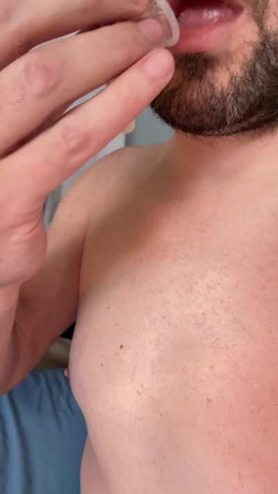 My Wife swallows his cum. I have to swallow my own. 