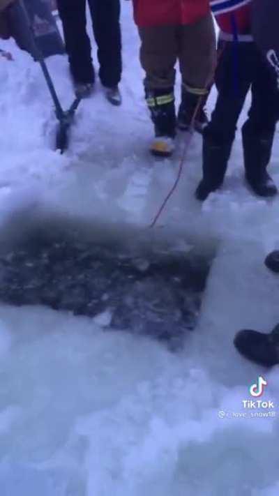 HMRB while I look for my phone in a frozen lake