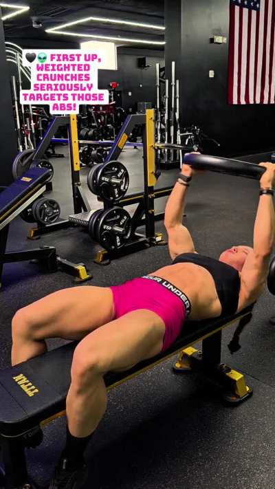 Weighted abs exercises