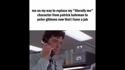 2020: the joker, 2021: officer k, 2022: patrick bateman, 2023: peter gibbons