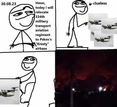 Wishing Russian Military Transport Aviation a very collapse.