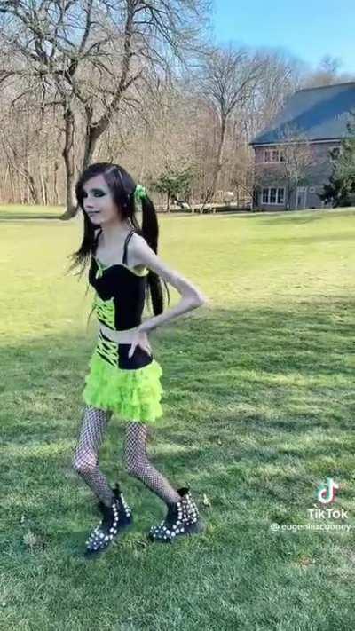 At this point she's just a walking skeleton. I feel so bad for her.