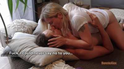 A son can never say no to mom