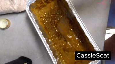 Eat My Huge Dump Baked into Brownies [F] [GIF]