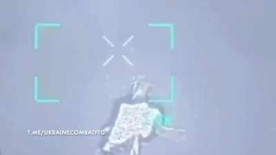 Ukrainian FPV hit group of Russian infantry at night, Toretsk direction