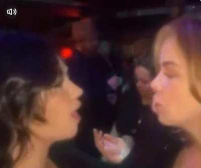 Making out in the club