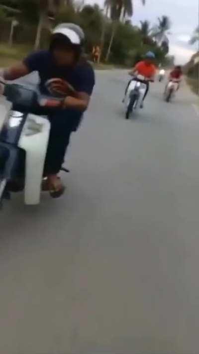 This is why you keep your eyes on the road