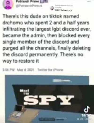 Holy shit drchromo based discord admin? 😳